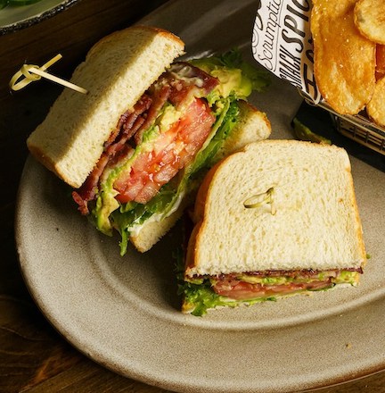 A BLT sandwich.